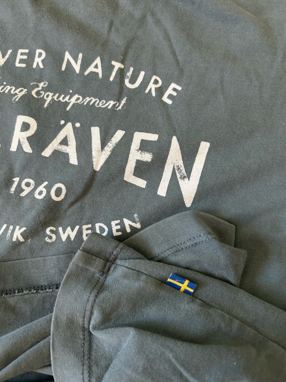 Fjällräven Men's Forever Nature Short Sleeve Tee - Green Men’s Medium - Picture 6 of 9